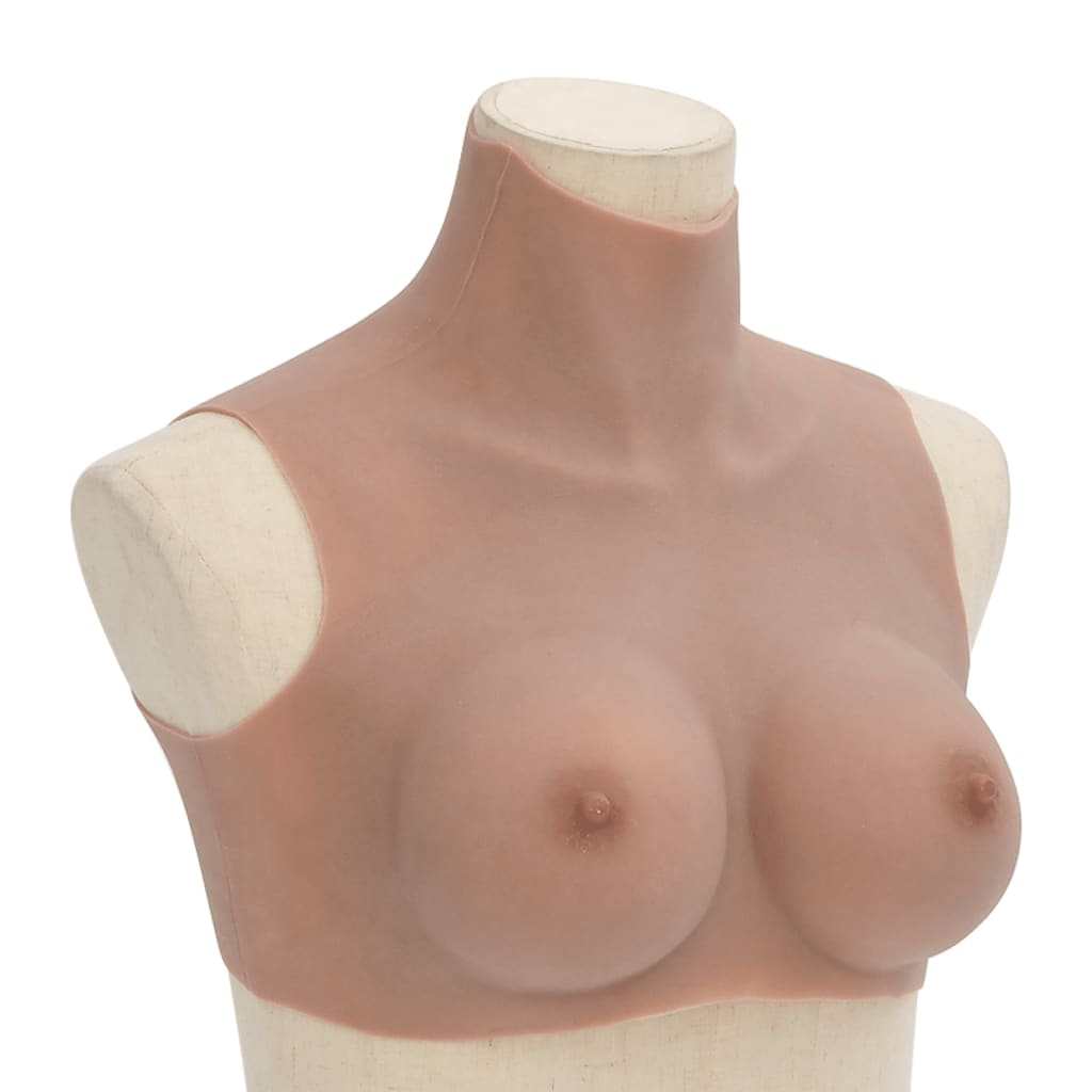 Seios de Silicone Bronzeados Tamanho do Copo C