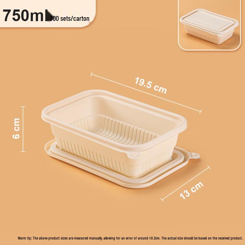 Eco-Friendly Corn Starch Disposable Food Containers