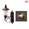 1:87 Miniature Led Lamppost Wall Light Model Diy Micro Landscape Architectural