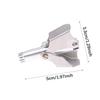 Nose Hair Trimmer Cleaner For Men Women Stainless Steel Manual Mechanical Shaving Razor Washable  Hair Removal Tools Detachable