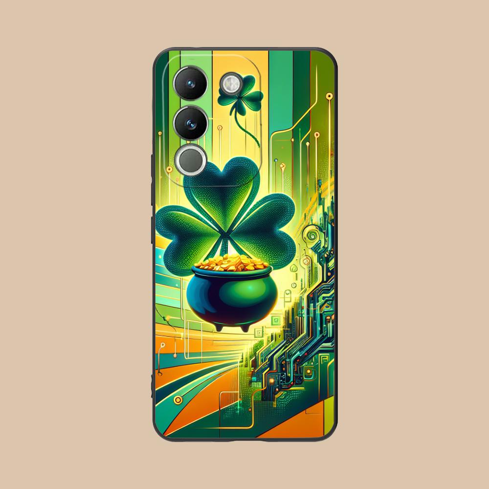 

Saint Patrick s Day Mobile Phone Case for VIVO V60 V50 V40 V30 V29 V27 V25 V23 Pro Lite 5G Colorful Printing Cover Cover Luxury vivo V60