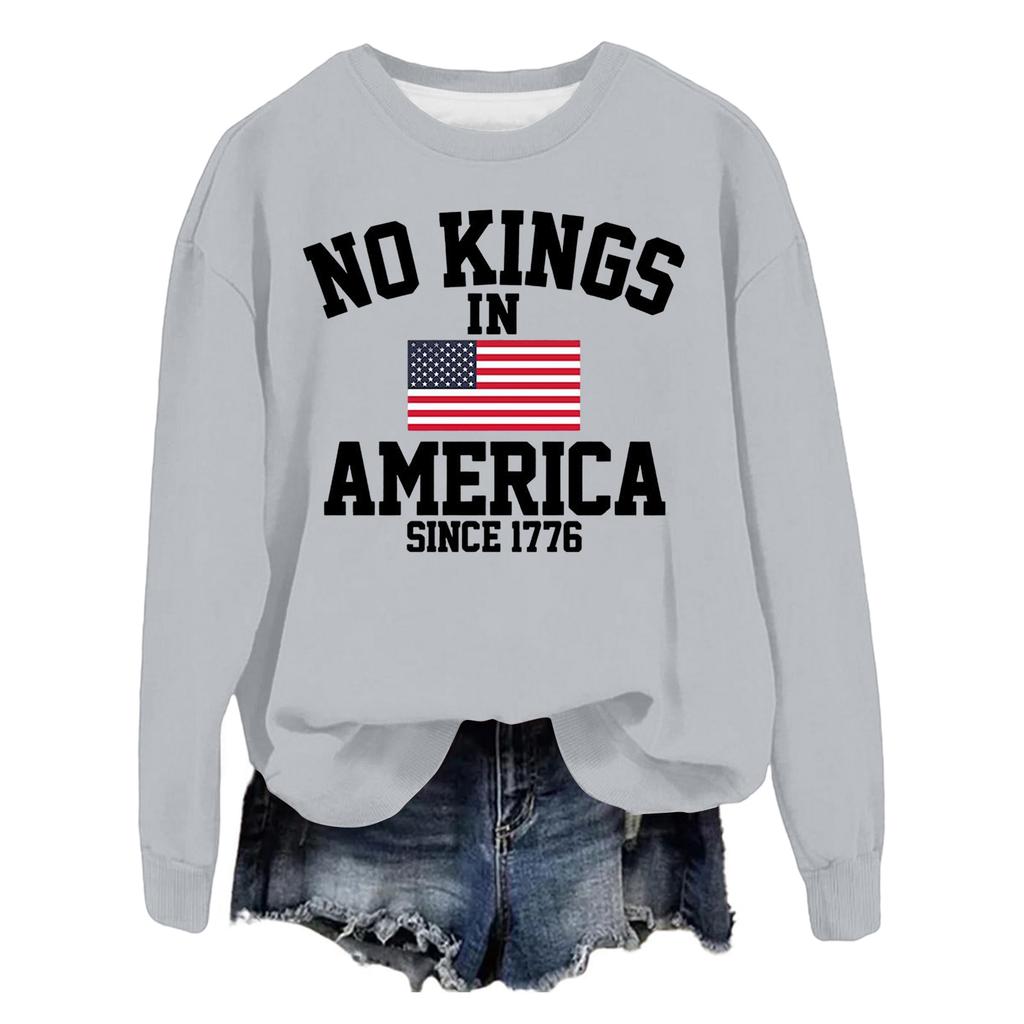 Women's Fashion Casual Long Sleeve Loose Printed Sweatshirt