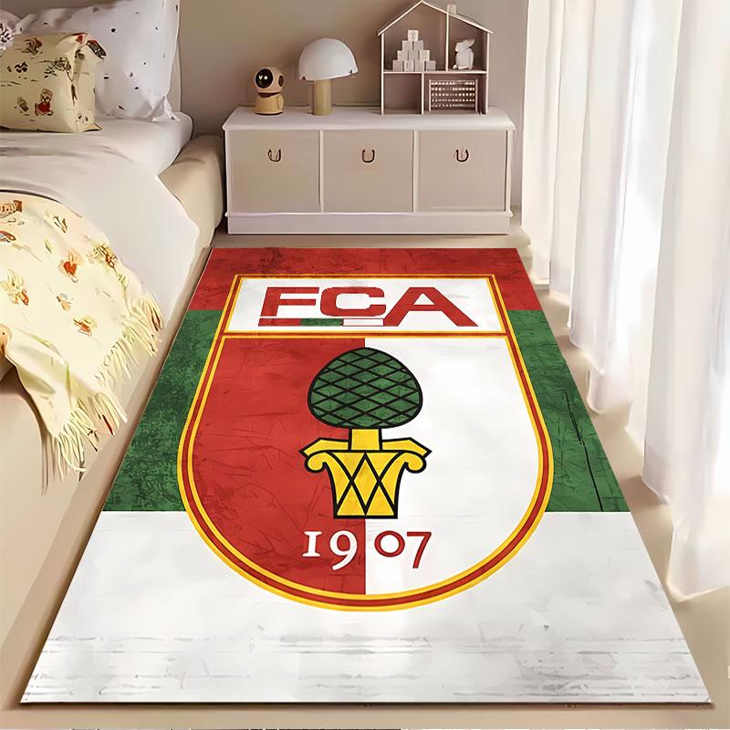 "FCA Logo Red Green Carpet" suitable as a non-slip mat for the living room or bedroom sofa