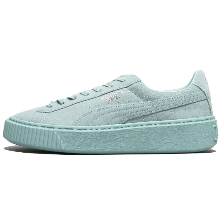 PUMA Basket Platform Reset Peppermint Green Womens 363313-03 38