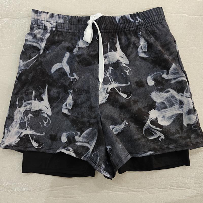 Men's & Boys' Quick-Dry Swimsuit Set: Anti-Embarrassment Swim Top & Shorts for Hot Springs