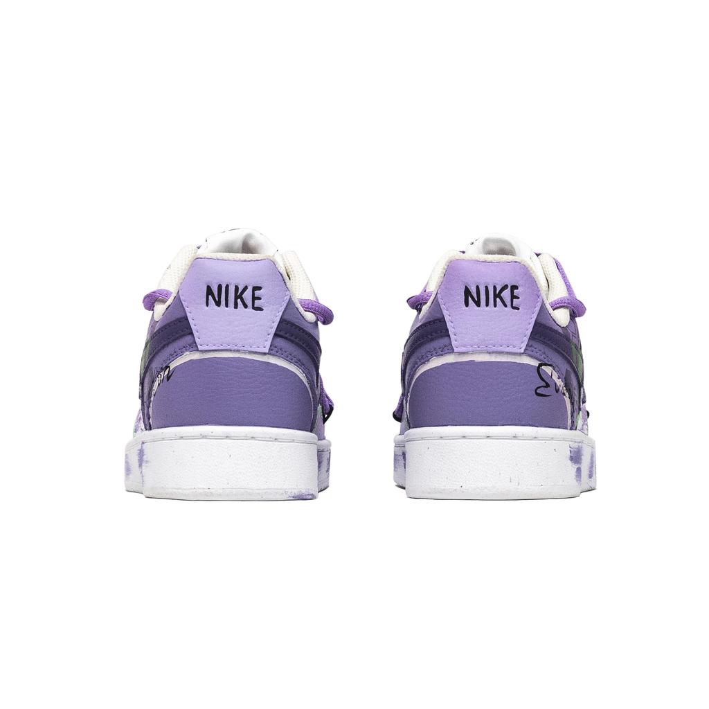 Nike Court Vision 1 Warrior Slip Resistant Abrasion Resistant Low Top Skateboard Shoes Men's Purple DH2987-101(team1171--)