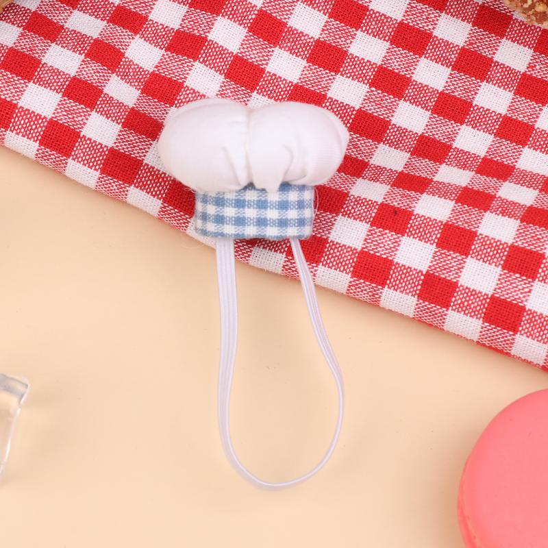 

Cute Mini Doll Chef Hat Dolls Dress Up Hats Toy Dollhouse Diy Decoration Accessories For 12-15Cm Doll Kid Pretend Play Toys A5