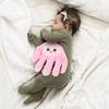 Baby Schnuller Handfläche Plüsch Beruhigende Handfläche mit sanftem Klopfen Fernbedienung Weiches Säuglings Beruhigungsspielzeug Schlafhilfe für Neugeborene Mädchen Jungen