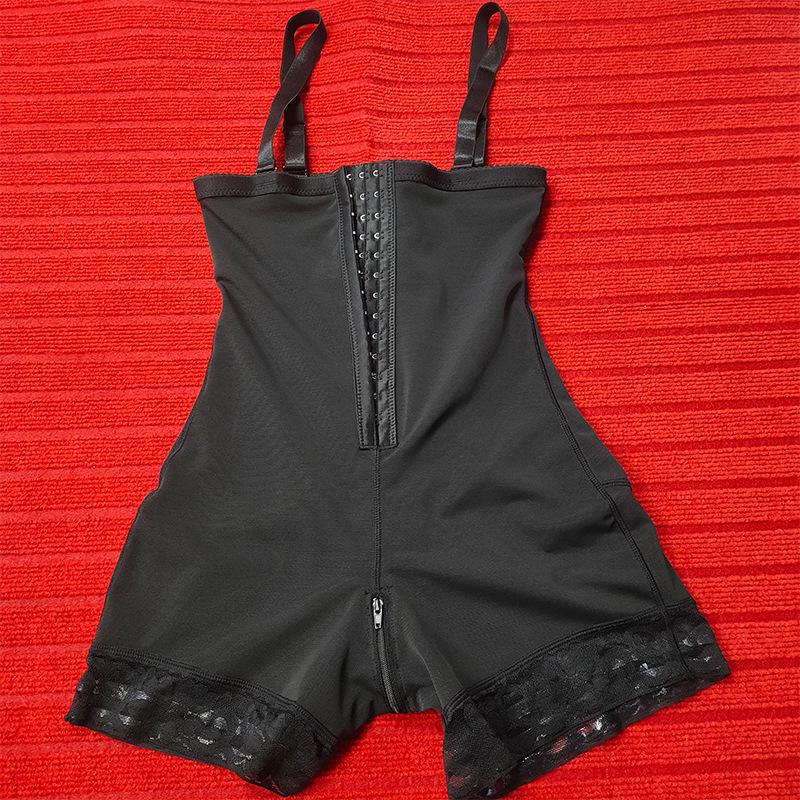 High-Waist Plus-Size Women's Slimming One-Piece Body Shaper with Tummy Control and Hip Lift