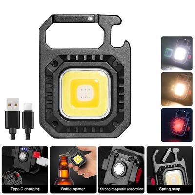 Led vermelho azul ombro polícia luz usb c recarregável piscando segurança novidade iluminação mini chaveiro lanterna bicicleta avisar luz