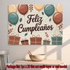 Party-Hintergrund Flach Feliz Cumpleaos Veranstaltungen Hochzeit Zeremonie Vier Jahreszeiten Fotokabinen-Dekoration Eingangstür-Dekoration Eingangsbereich