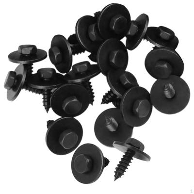 Lot de 20 vis à tête hexagonale pour garde-boue 07147129160 Accessoires automobiles Remplacez directement le couvercle du moteur E92