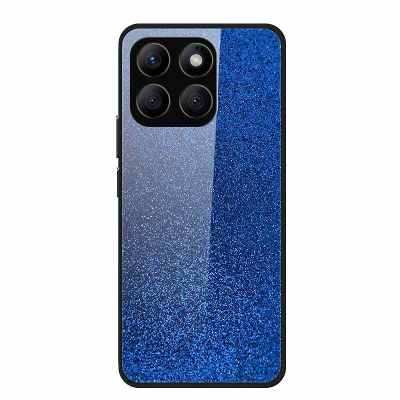 Glass Back Cover For Honor X8c Case X 8 c Soft Bumper Hard Tempered Glass Case For Honor X8c 4G Case HonorX8c X8 c X 8c 6.7" Bag