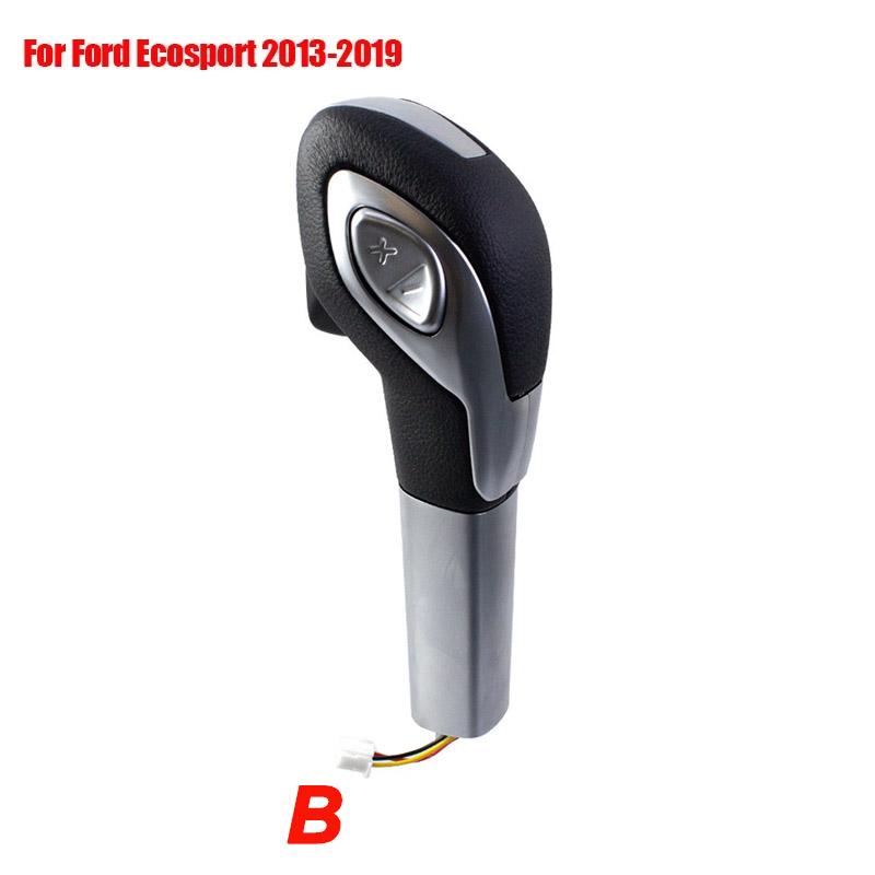 Car Automatic Gear Shift Knob Shifter Lever Head for Ford Focus 2014-18 Kuga 2013-16 Mondeo 13-18 Ecosport 13-19 Fiesta 2013-14