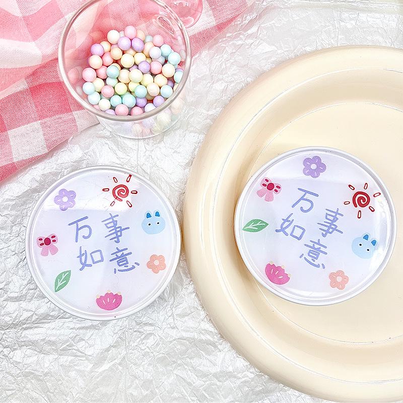 

Compact Cute Contact Lens Case with Mirror - Ideal for Color Lenses Plastic
