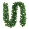 Christmas Decoration Artificial Rattan Pine 2.7M LED Simulated Garland Wreath Decor Hanging Ornament with Lights