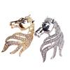 Men'S Zodiac Horse Head Coat Button Corsage Brooch Suit Shawl Buckle Fashionable And Elegant Accessories