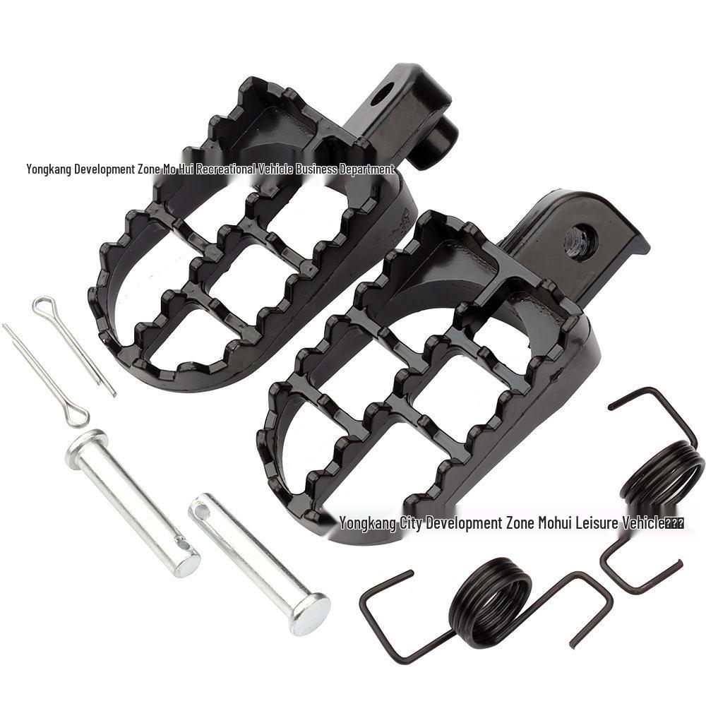 Children's Off-road Footpeg Accessories for Yamaha PW50, PW80, TW200 - Black
