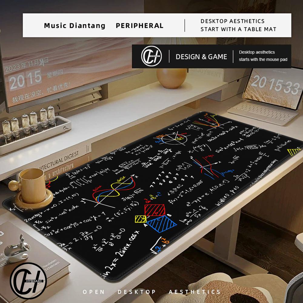 Equation Large Mouse Pad Pc Gamer Math Chemistry Physics Objects Gaming Accessories Teclado Mat Deskmat Laptop Extended Hybxaxc