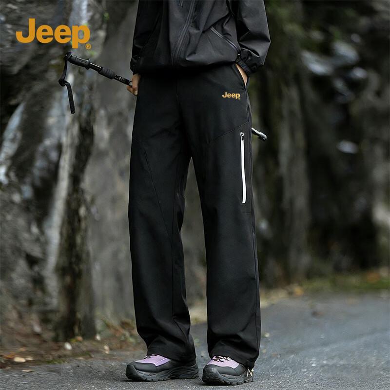 JEEP Men s Water-Repellent Casual Straight Pants L