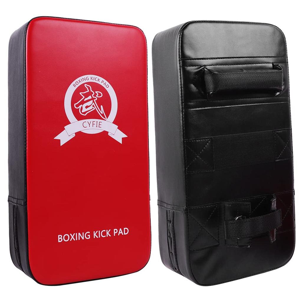 CYFIE Kick Set of for and Martial Full PU Stress Beginners Mitts, 2, Karate, Kickboxing, Taekwondo, MMA, Arts, Contact, Leather, Lightweight,