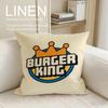Marke Burger King Kissenbezug Kissenbezug Set Stk x x Atmungsaktiv Waschbar Sofakissenbezug