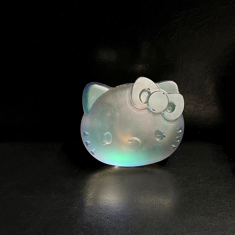 Frosted Laser Colorful Kt Cat Mobile Phone Airbag Bracket Paste Retractable Portable Stable Desktop Bracket Watch Drama