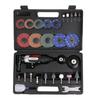 Pneumatic Angle Grinder With 6+3Mm Shank, Set Of Stones And Discs