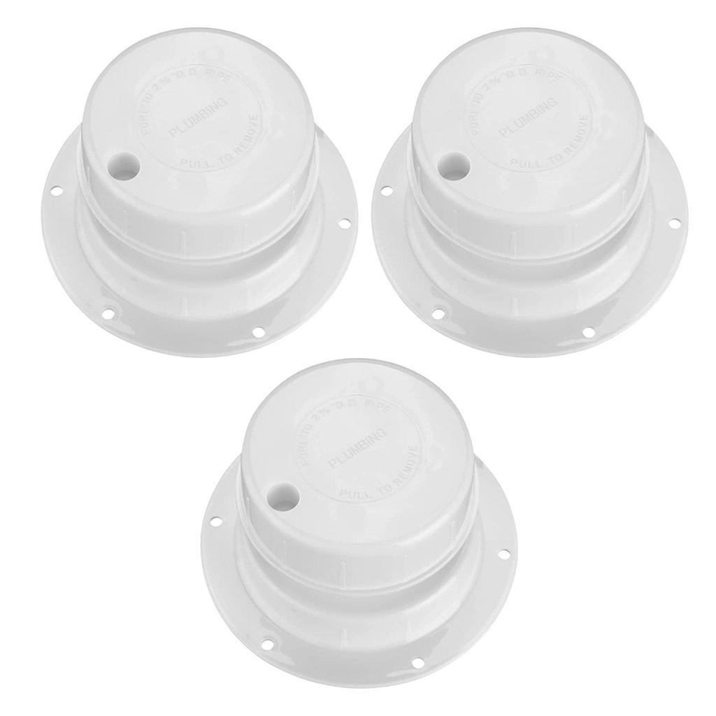 Camper Plumbing Vent Cap Easy Installation White Sewer Vent Replacement Covers for RV Motorhome Trailer Roof