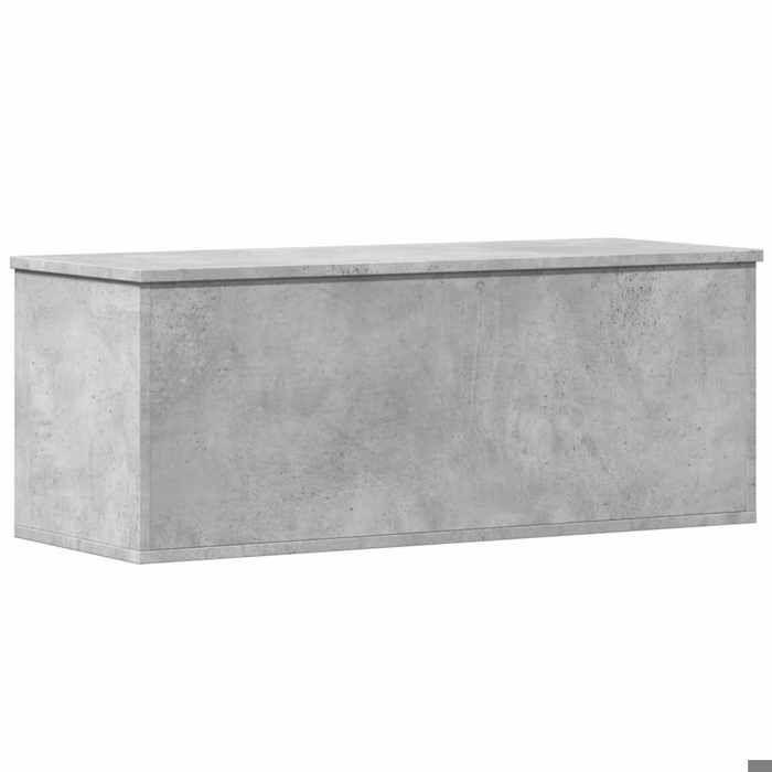VidaXL Storage Box Concrete Grey 90x35x35 Cm Engineered Wood, Blanket Box, Storage Trunk, Box of 840684