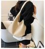 Tote bag women's large capacity 2025 new summer versatile shoulder bag casual high-end texture work commuter bag