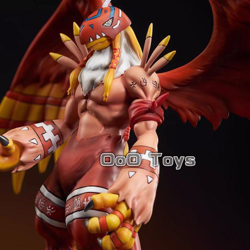 18cm Digimon Adventure Anime Figur Garudamon Figuren Ständer Komplettes Modell PVC Statue Puppe Sammlung Dekoration Spielzeug Geschenk