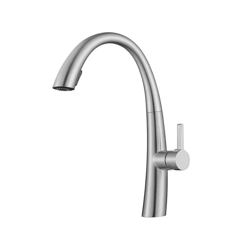 

TLXT Brushed Stainless Steel Wall-Mounted Rotating Faucet