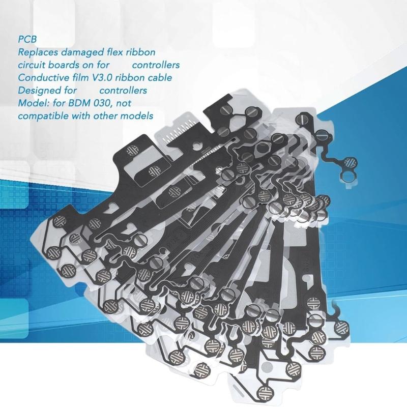 10PCS Conductive Film Repair Kit for Controller Button Responsiveness BDM 030 Version PCB Construction Easy Installation