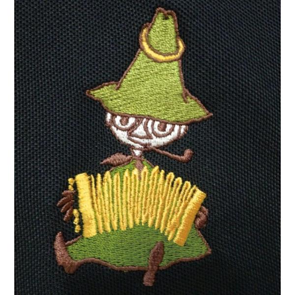 Moomin Snufkin Dry Polo Shirt M Size Clothing Black MOOMIN