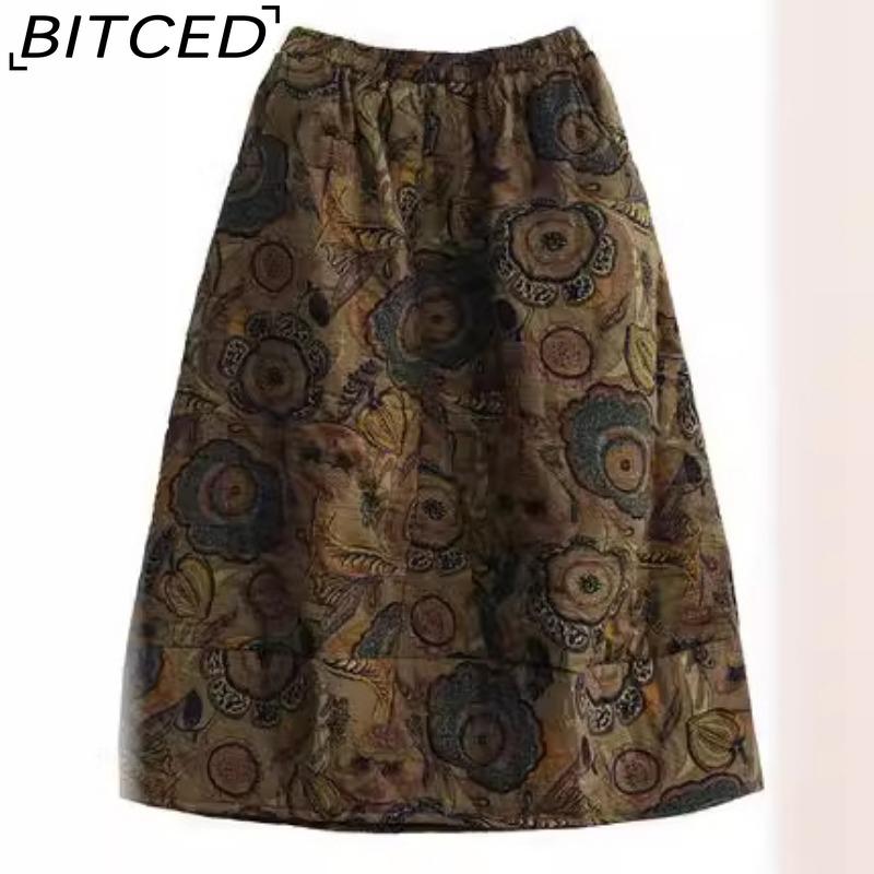 BITCED Damenmode Lässig Sommer Frühling Rock