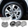 WKZA3 4Pcs Citroën Logo Wheel Center Cap ABS+Metal Alloy Hub Cover Replacement Wheel Rim Emblem for C3 C4 C5 C1 Berling Xsara Picasso