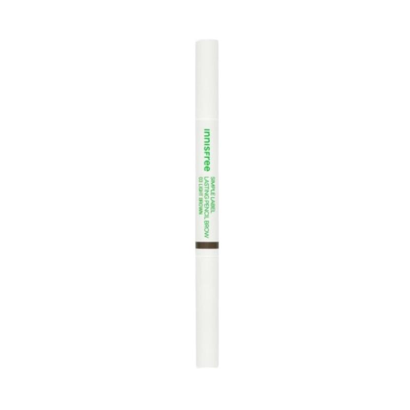 Innisfree Simple Label Lasting Pencil Brow 0.15g | Vegan Eyebrow Pencil | Long-Lasting Smudge-Proof Natural Brow [4 Colors]