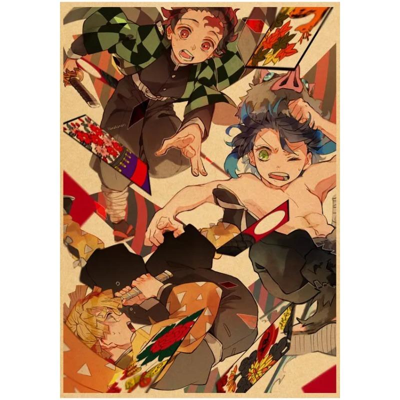 

Demon Slayer Zenitsu Agatsuma Anime Wall Poster Vibrant Bedroom Decor for Anime Fans Perfect for Home or Office HighQuality Pri 21X30CMNo Framed