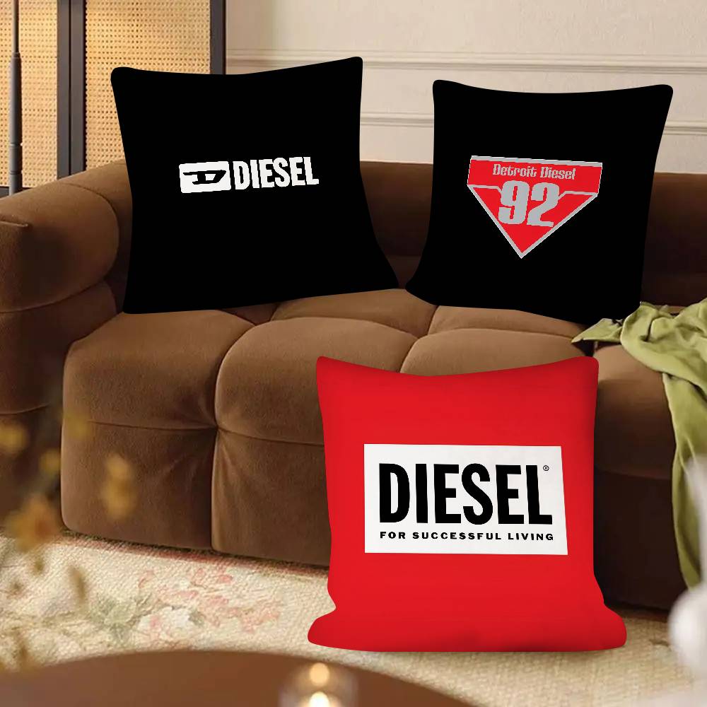Luxury D-diesElS-Design Pillow Case Fashion Square Pillowcase Bedroom Sofa Room Ins Decoration Leisure