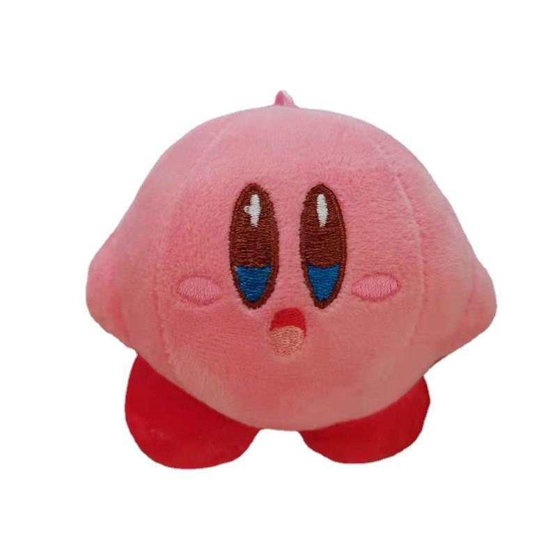 Kirby Cartoon Endearing Keychain Plush Figure Cute Animal Bag Pendant 10cm Softness