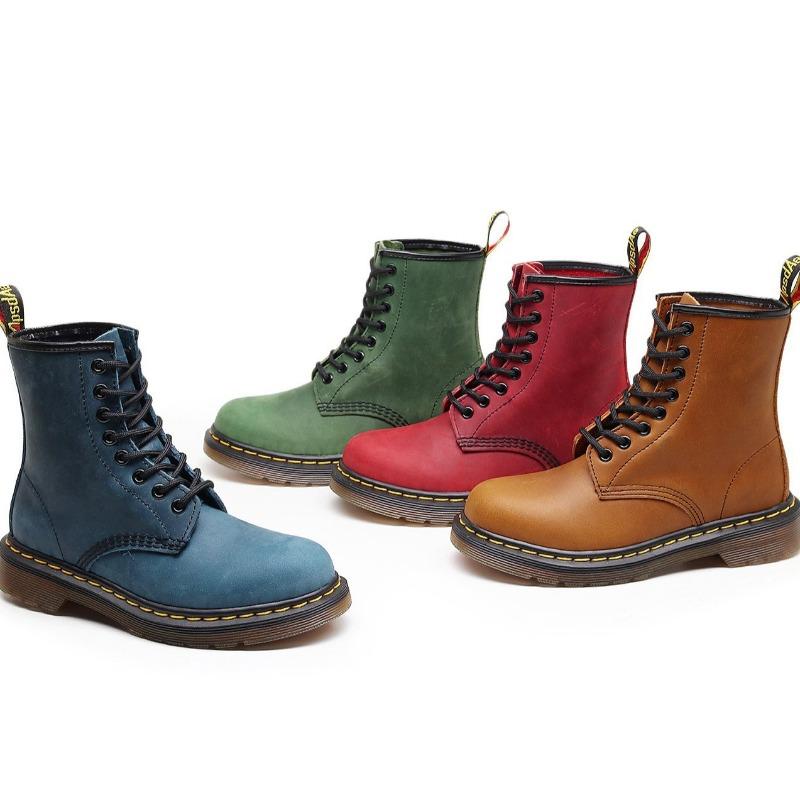 Minefield high-top boots children's classic retro British short boots men's head leather boots large size