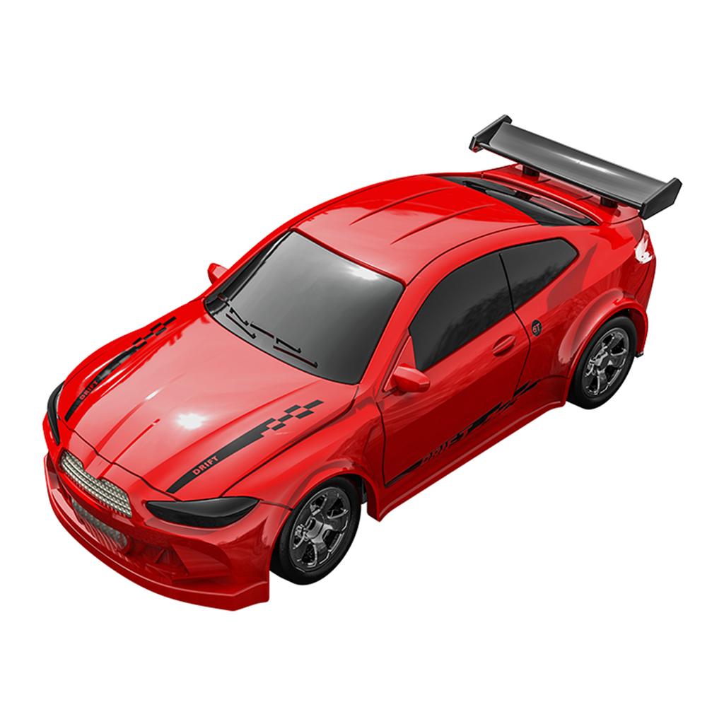 Remote Control Drift Car, 2.4GHz 4WD Mini Full Proportional Model Vehicle with LED Lights, Racing