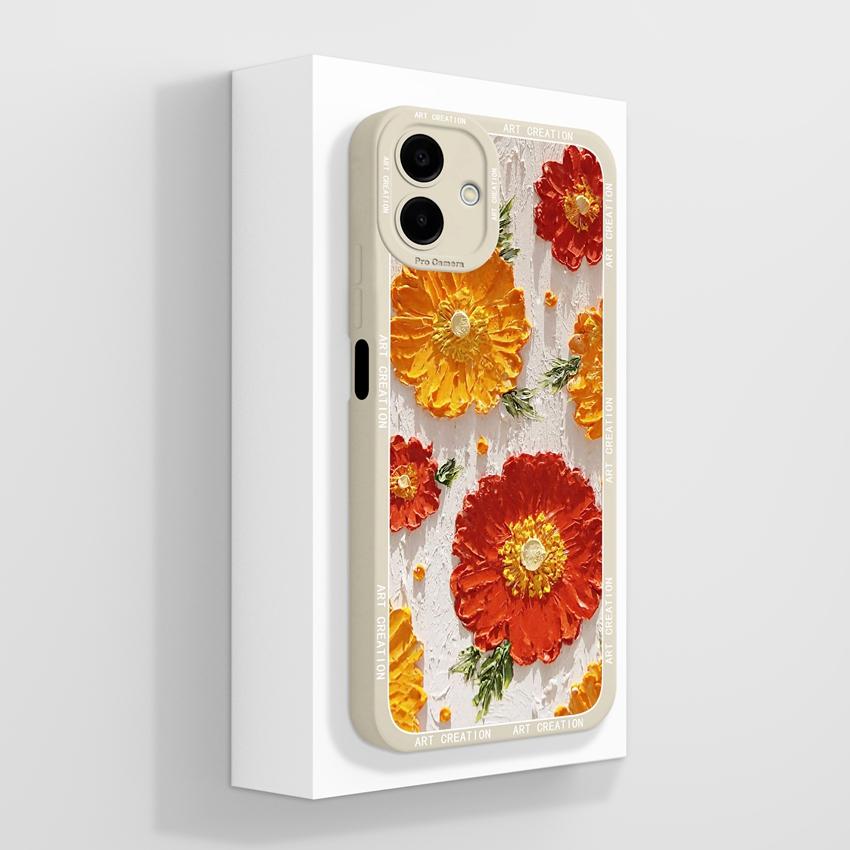 Sacs pour téléphone Pour Samsung A07 M07 F07 A17 M17 F17 M36 F36 M56 S26 Plus A25 Motifs Étiquette Mode Coque Arrière Souple en Silicone antichoc Pour Boîtier Samsung