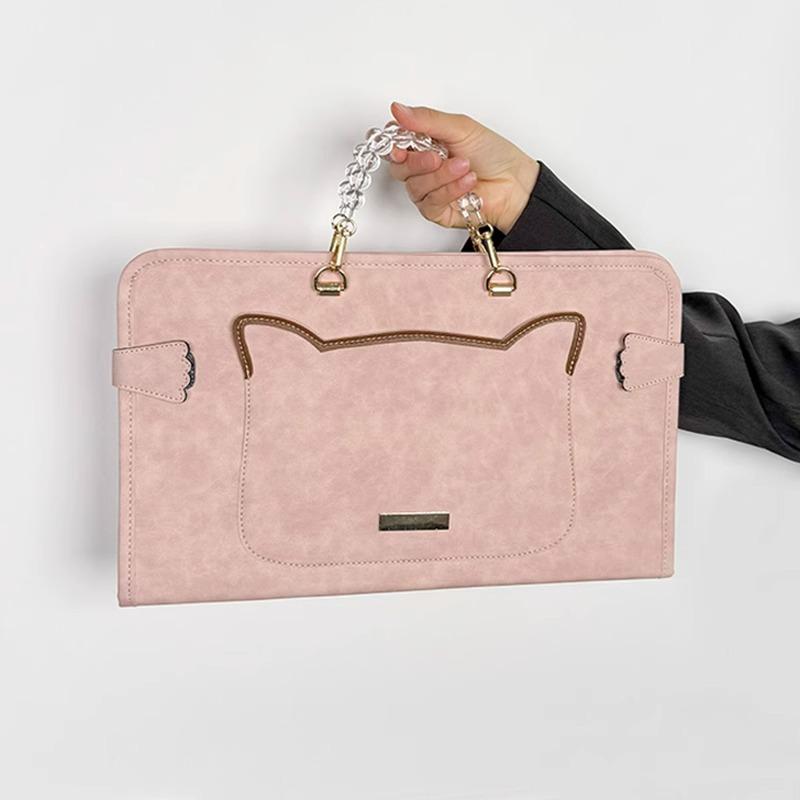 TS JYL laptop bag,Portable Laptop Handbag Fashion Cute Cover For 13 14 15 Inch Notebook 13 inches флуоресцентный розовый