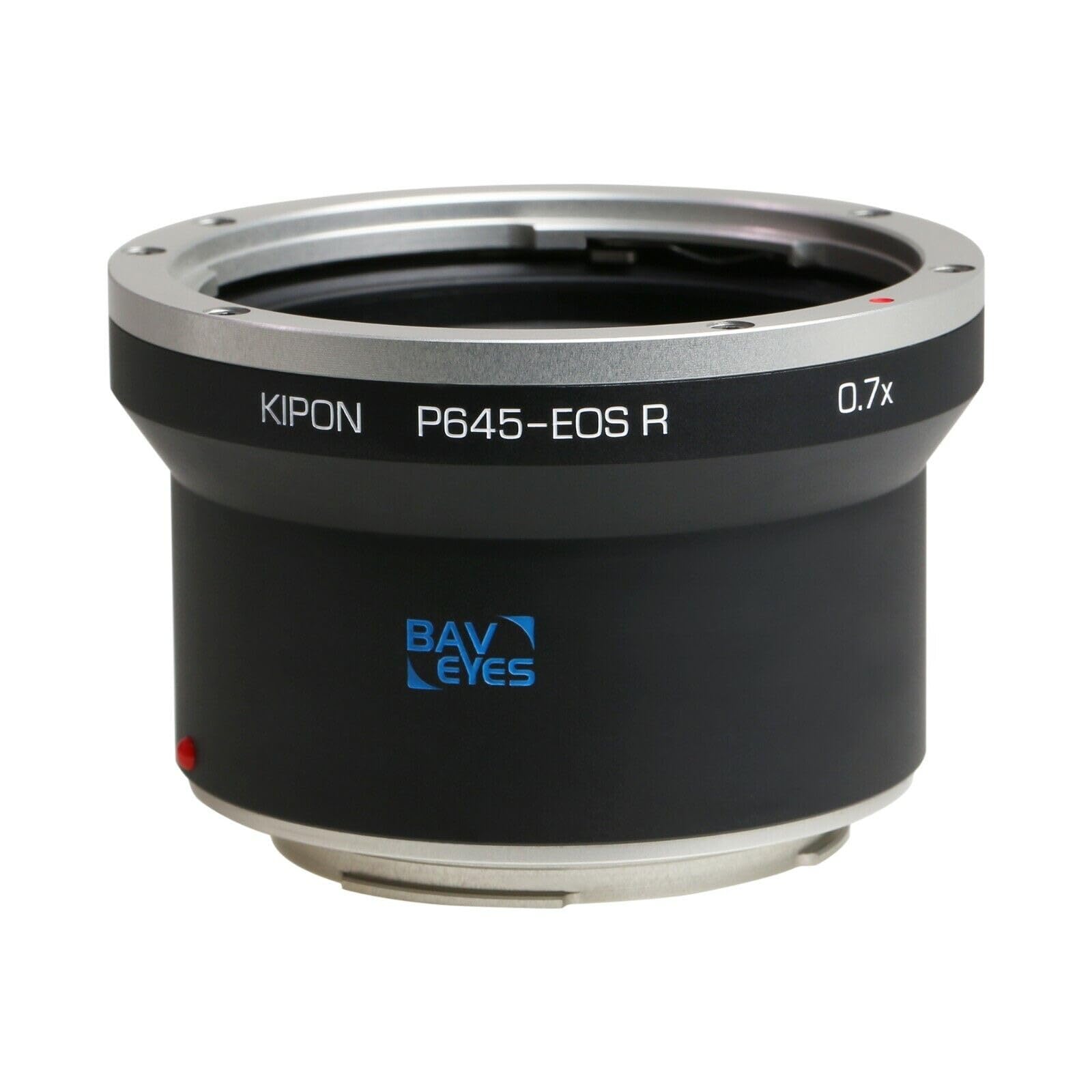 

KIPON BAVEYES Pentax 645 EOS R Compatible Pentax 645 Mount Lens Compatible Canon RF Mount -Canon 0.7X Lens - Body чорний