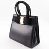 Salvatore Ferragamo Vara Ribbon Handbag BA214178 2WAYShoulder Black Calfskin Women Used