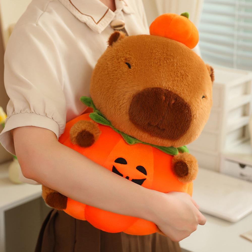 PP Cotton Halloween Capybara Plush Doll Cartoon Capibara Anime Fluffty Toy  Birthday Gift