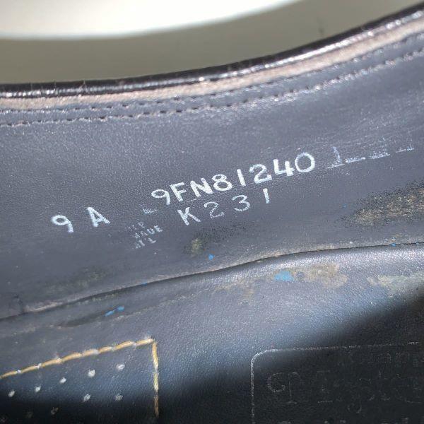 Vintage 70s-80s Knapp Mastercraft Model Long Wingtip Size 10A Approx 25.0-26.5cm Made In USA(USED)