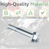 LS Engine Stand Bolt Kit, M10-1.5 Engine Stand Bolt Flange Kit Compatible with LSX LS LS1 LS2 LS6 4.8L 5.3L 6.0L 6.2L LR4 LQ4 LQ9 L33 LH6 LH8 LC9 L76